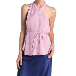 NWT Club Monaco sleeveless cross over V-neck blouse top, 8